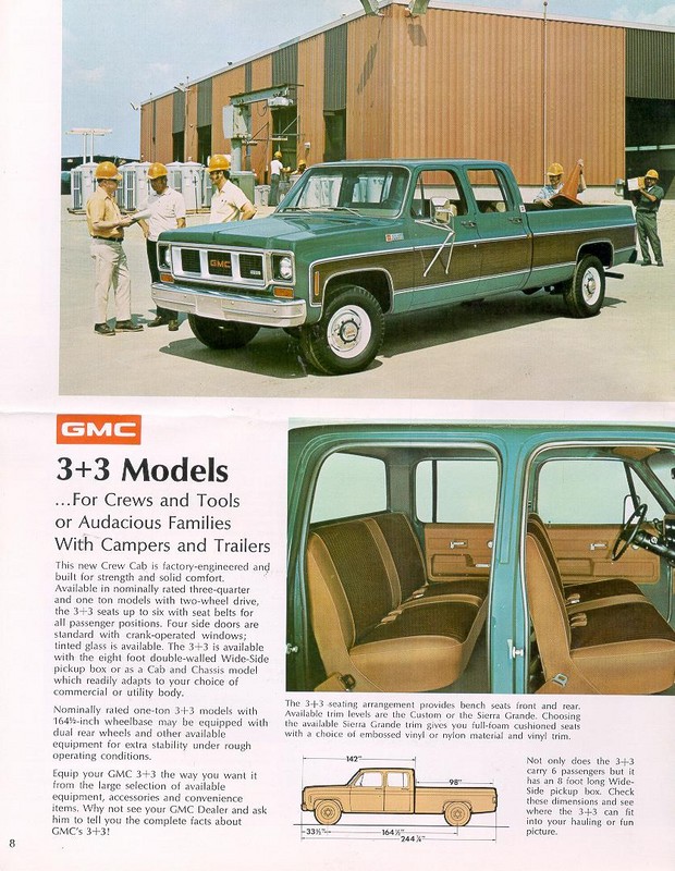 1973 GMC Pickups And Suburbans Brochure Page 3